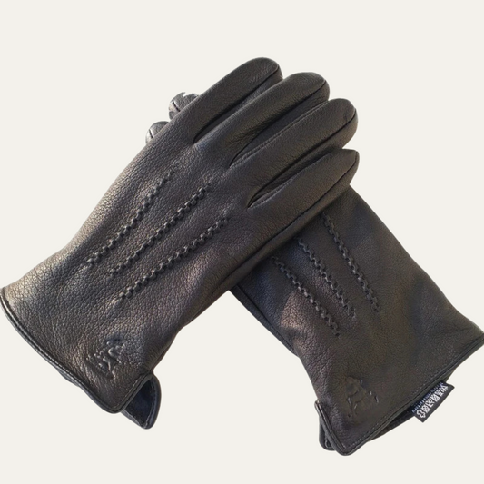 The Hartley Men’s Leather Winter Warm Gloves 0