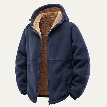 The Hearthstone Men’s Fleece Lined Warm Hooded Jacket 5