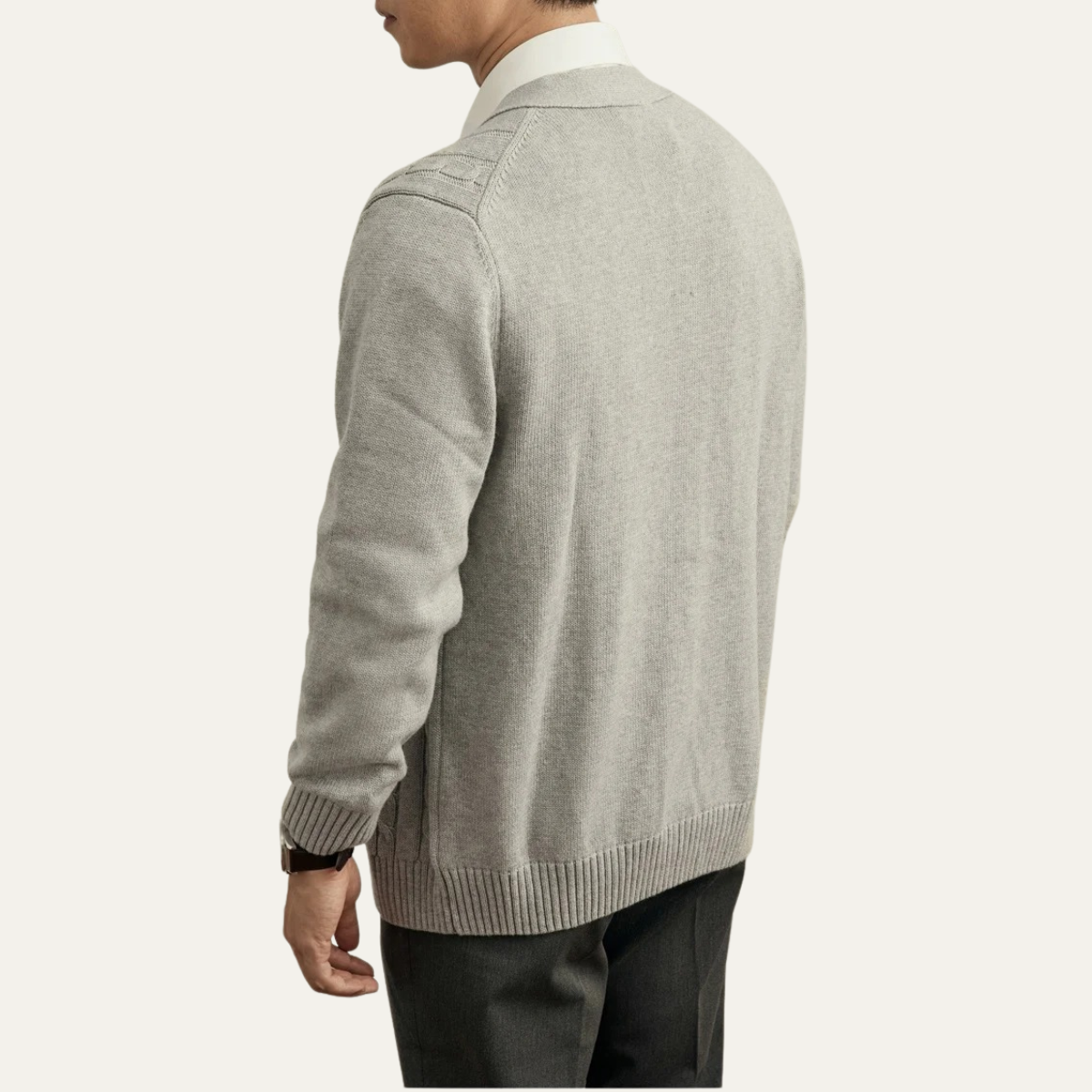 The Heathmoor Men’s Stylish V Neck Knit Winter Cardigan 2