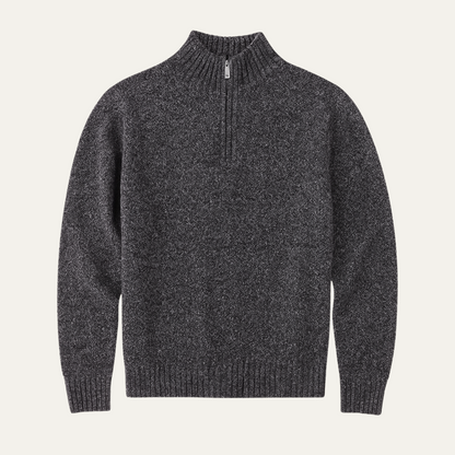 The Highland Quarter Zip Knit Jumper 1