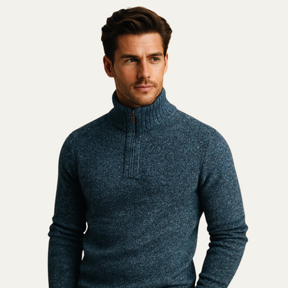 The Highland Quarter Zip Knit Jumper 4