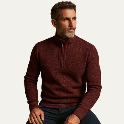 The Highland Quarter Zip Knit Jumper 5