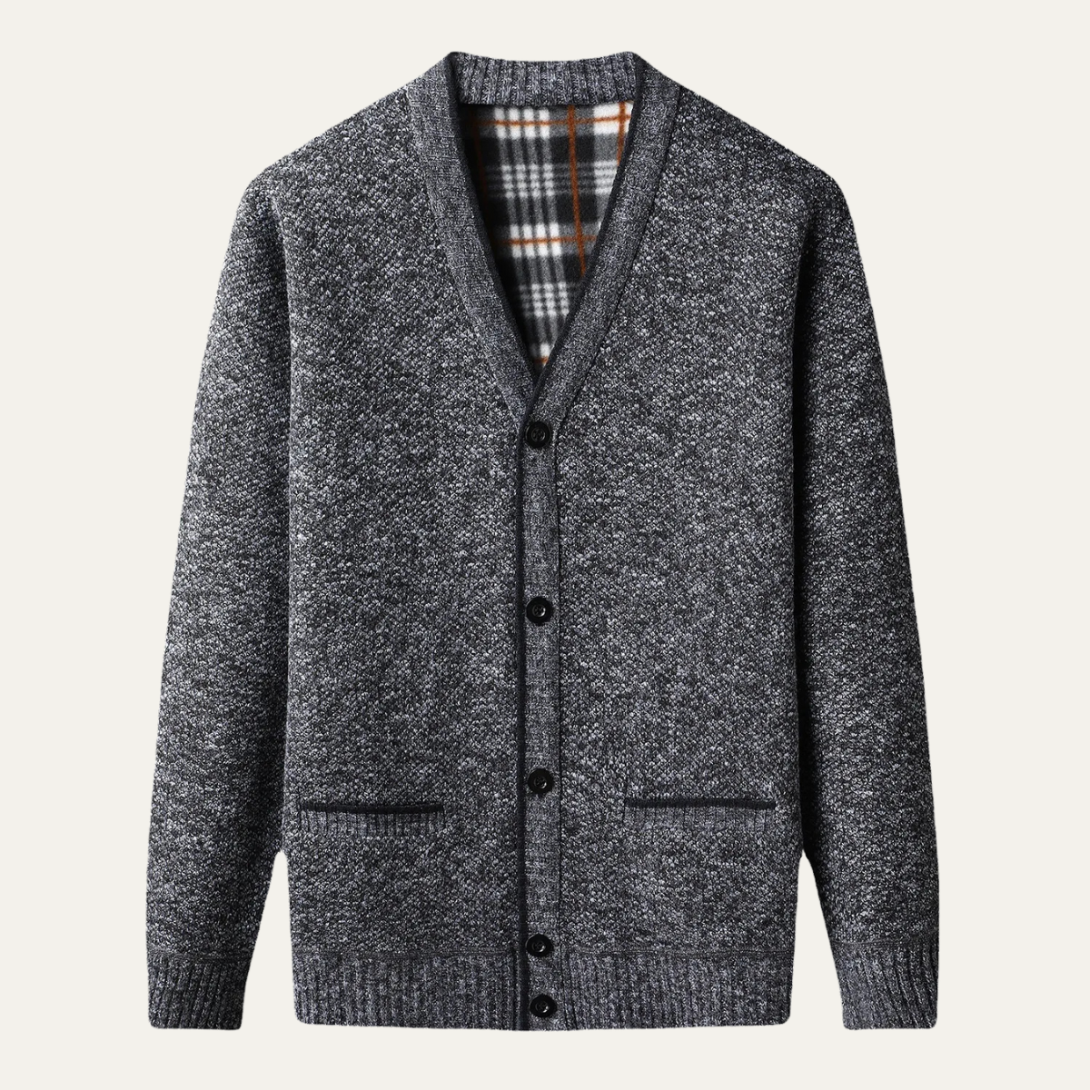 The Inverness Men's Classic Soft Knit Button Cardigan 2