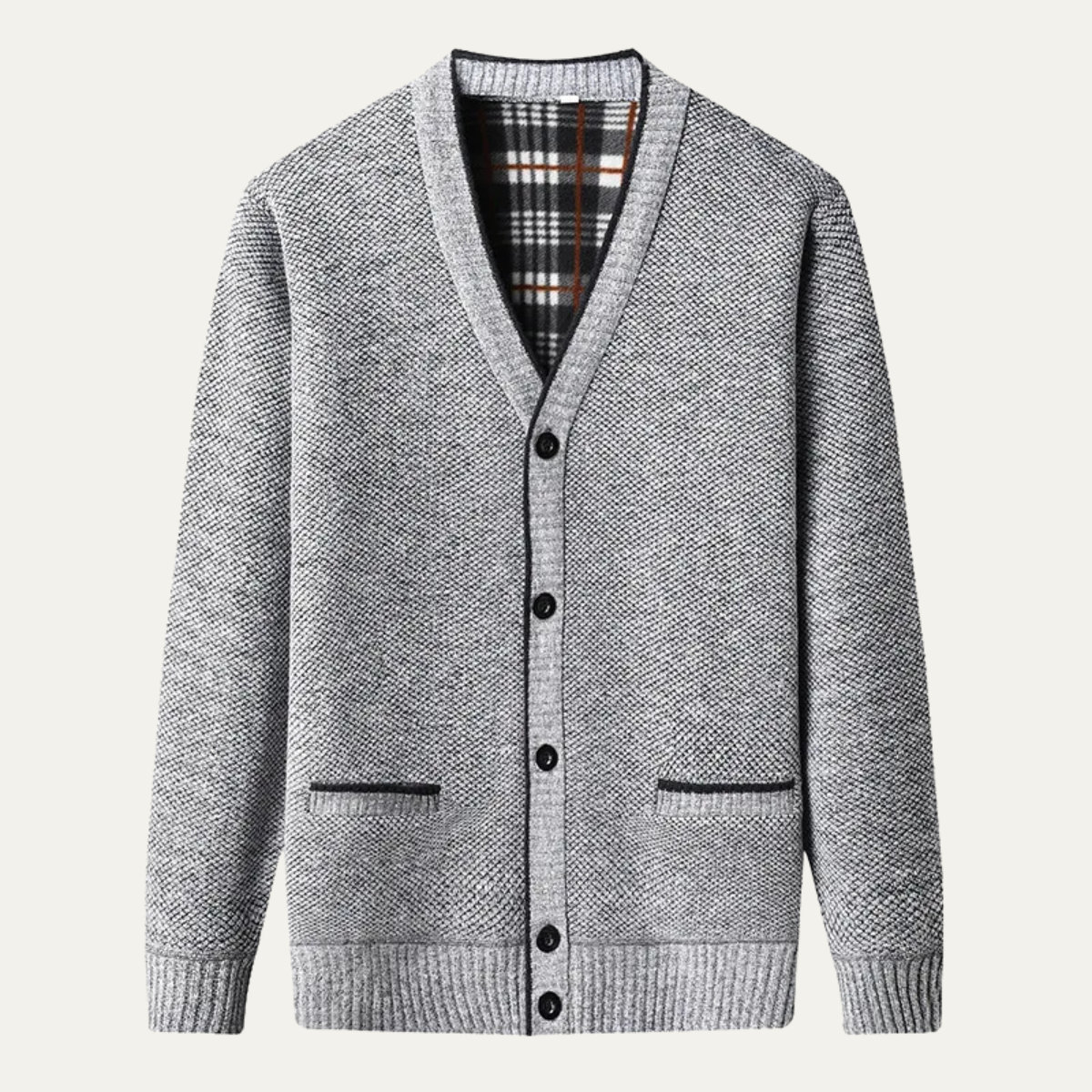 The Inverness Men's Classic Soft Knit Button Cardigan 3