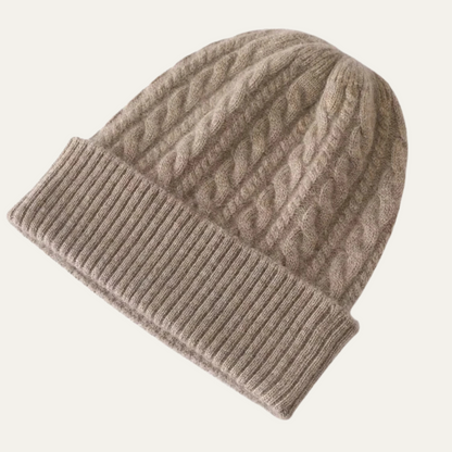 The Kingsley Men's Classic Ribbed Knit Cashmere Beanie 6