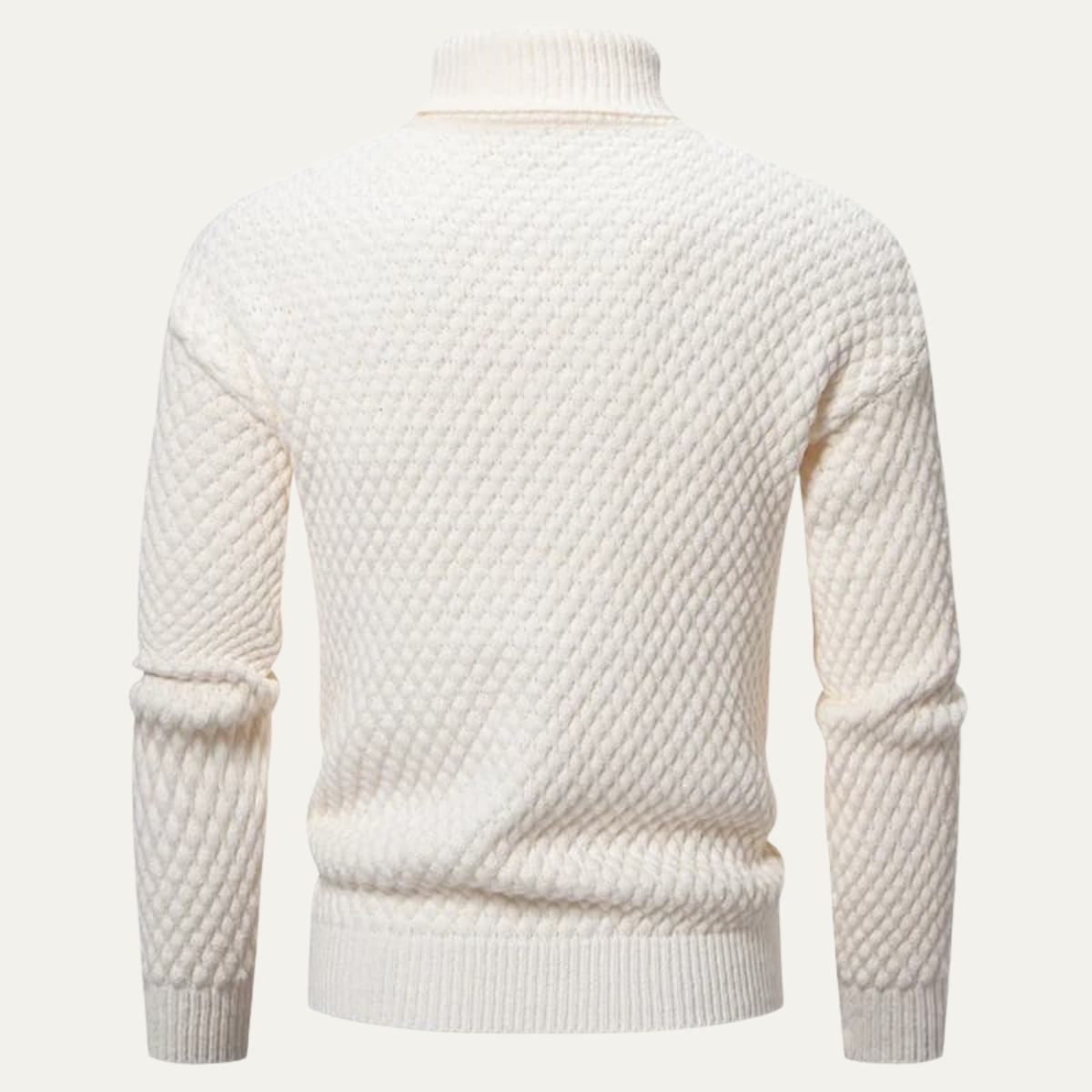 The Lavagna Men’s Thick Wool Knit Turtleneck Jumper 1
