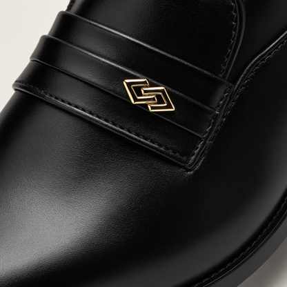 The Lazise Men’s Cuban Heel Dress Shoes – Leather Slip On Formal Loafers 3