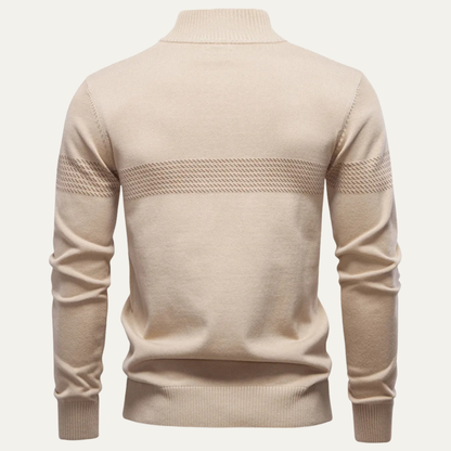 The Locorotondo Men’s Smart Half Zip Knit Jumper 1