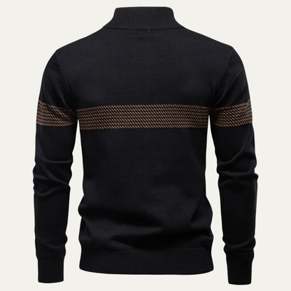 The Locorotondo Men’s Smart Half Zip Knit Jumper 2