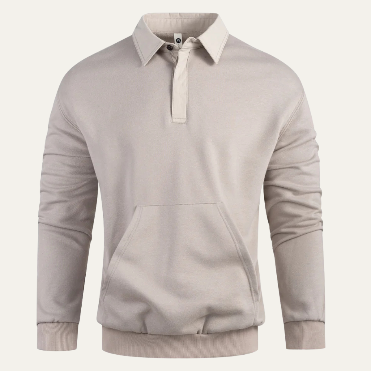 The Marettimo Men's Collared Cotton Polo Jumper with Pocket 0
