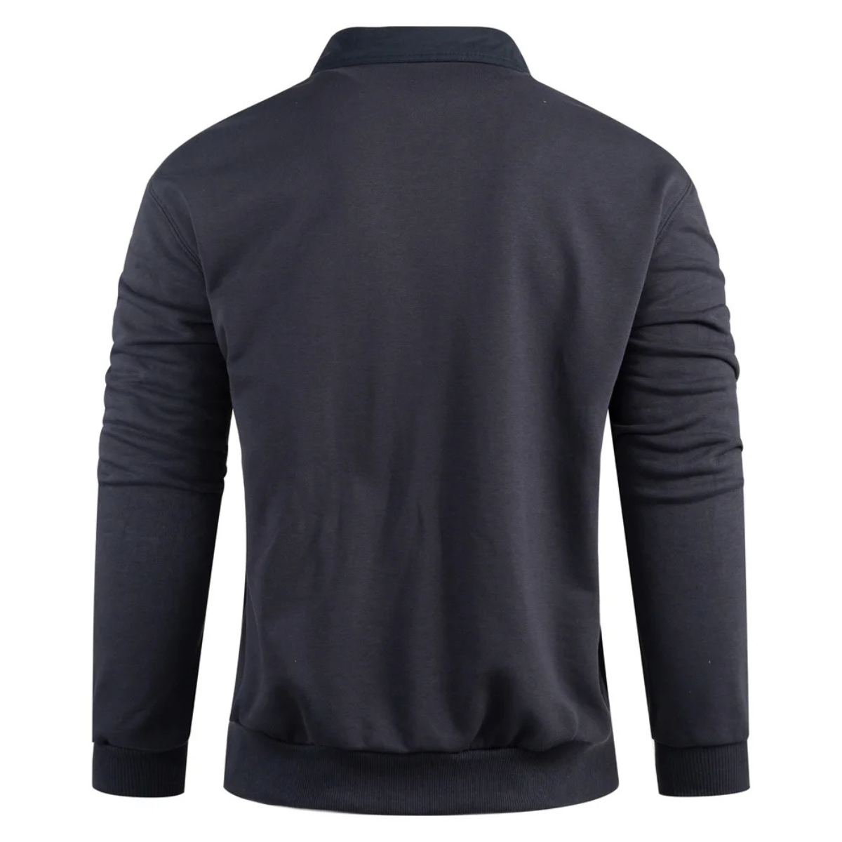 The Marettimo Men's Collared Cotton Polo Jumper with Pocket 6
