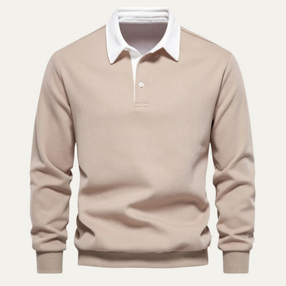 The Marlowe Men’s Casual Smart Polo Collar Jumper 6