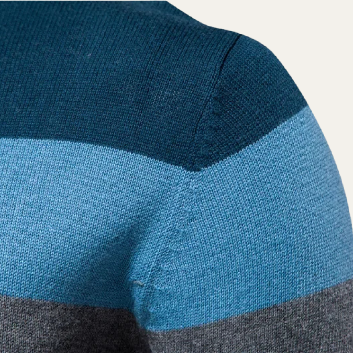 The Marsala Men's Casual Crew Neck Knit Striped Jumper 1