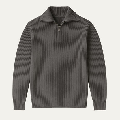 The Merino Knitted Quarter Zip Jumper 2