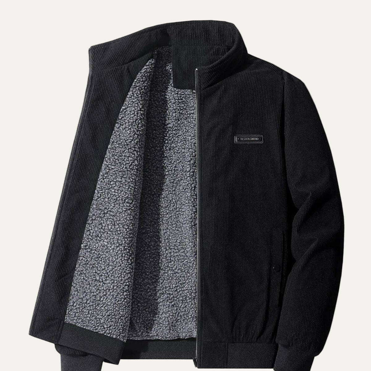 The Milton Fleece Lined Modern Corduroy Jacket for Men 8