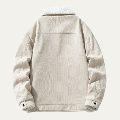 The Moneglia Men’s Corduroy Fleece Lined Sherpa Jacket 2