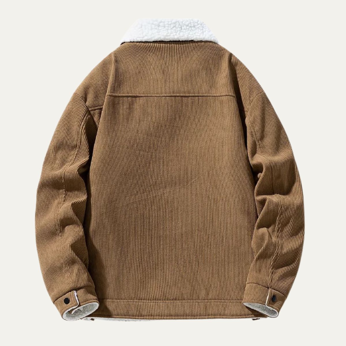 The Moneglia Men’s Corduroy Fleece Lined Sherpa Jacket 4