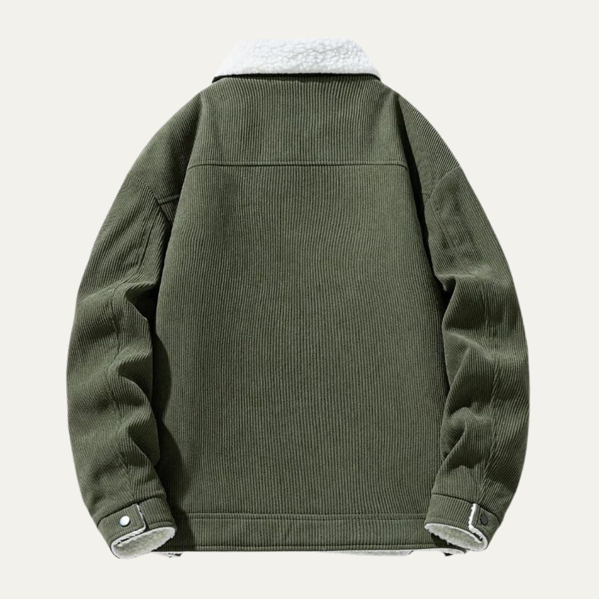 The Moneglia Men’s Corduroy Fleece Lined Sherpa Jacket 5