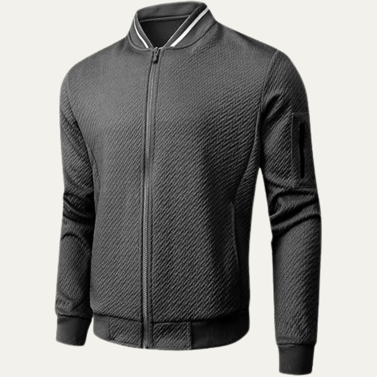 The Monterosso Men’s Casual Zip Up Lightweight Bomber Jacket 2