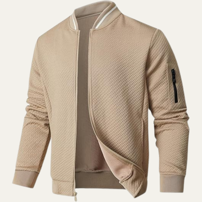 The Monterosso Men’s Casual Zip Up Lightweight Bomber Jacket 3