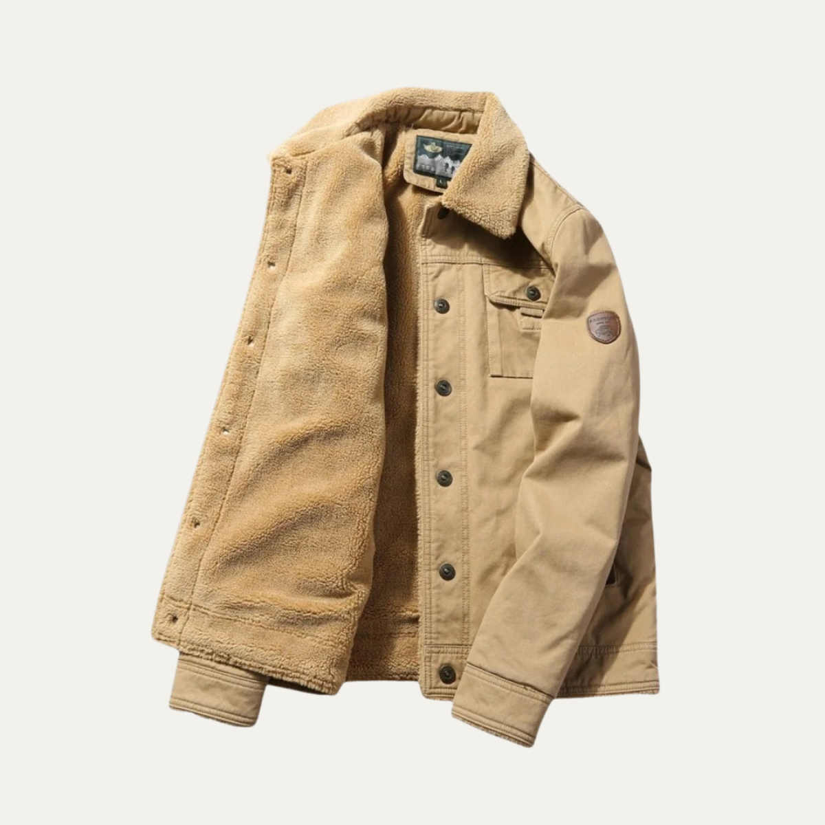 The Montrose Men's Warm Fleece Sherpa Jacket 0