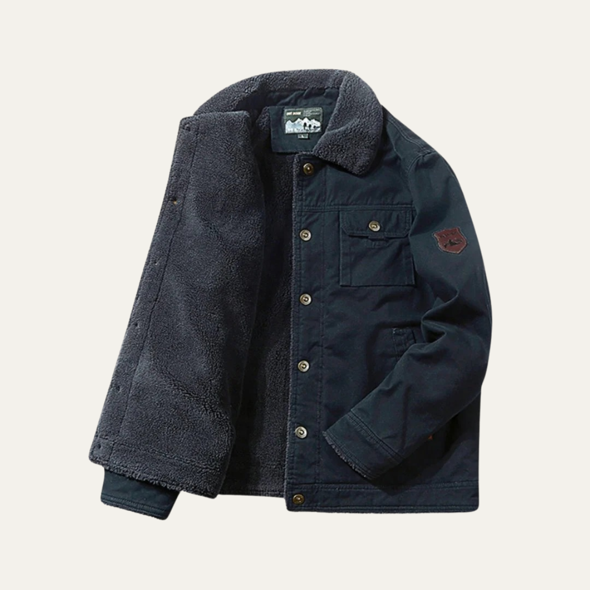 The Montrose Men's Warm Fleece Sherpa Jacket 4