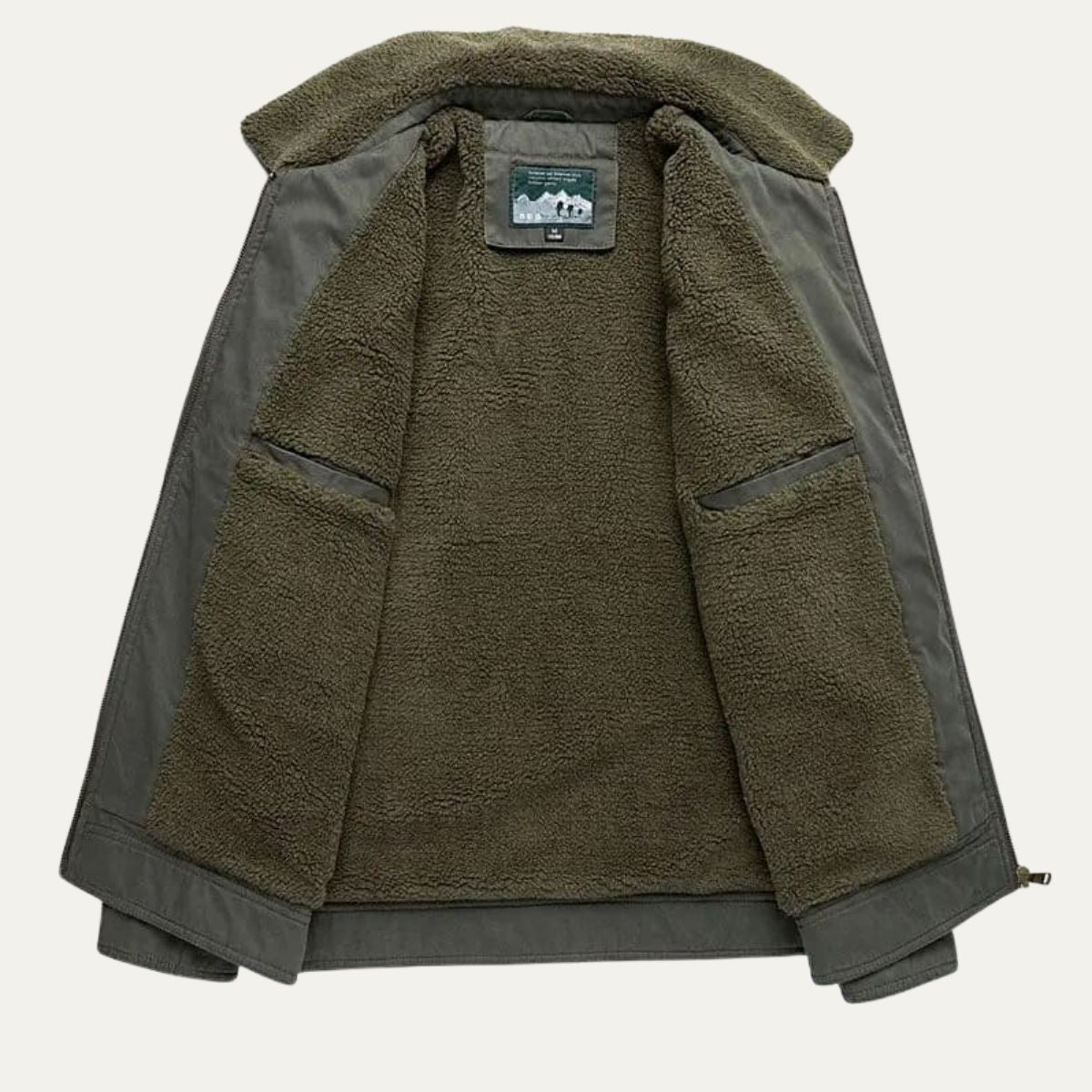 The Neive Men’s Winter Fleece Lined Lightweight Blazer Jacket 1