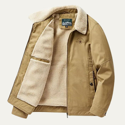 The Neive Men’s Winter Fleece Lined Lightweight Blazer Jacket 5