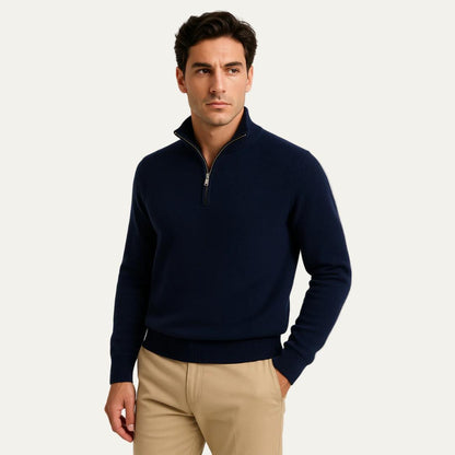 VogeLuxe | Men’s Quarter-Zip Sweater