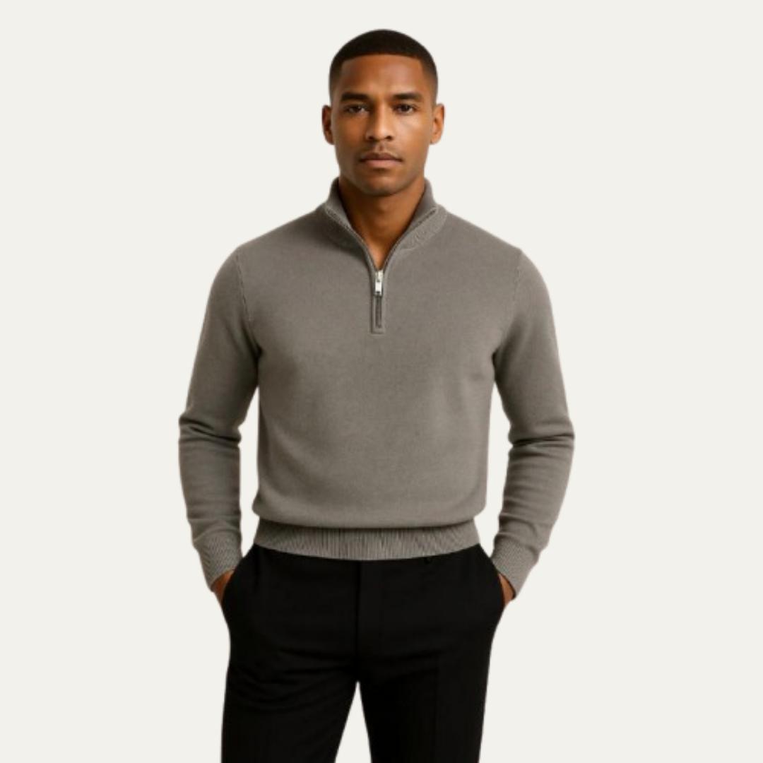 VogeLuxe | Men’s Quarter-Zip Sweater