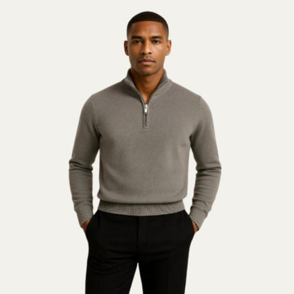 VogeLuxe | Men’s Quarter-Zip Sweater