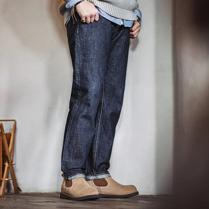 The Orkney Men's Street Style Suede Chelsea Shoes 6