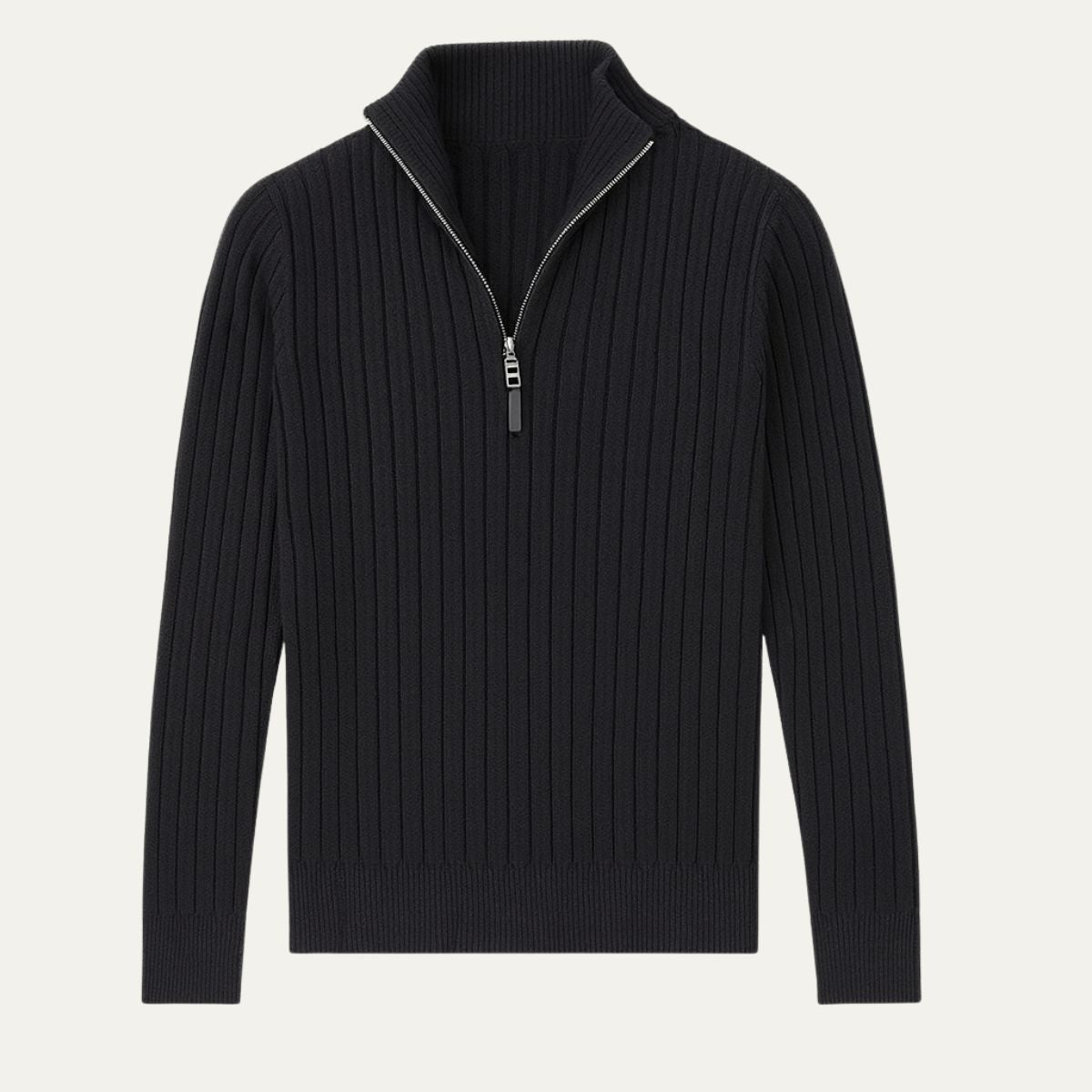 The Oslo Quarter Zip Jumper for Men - Old Money 2