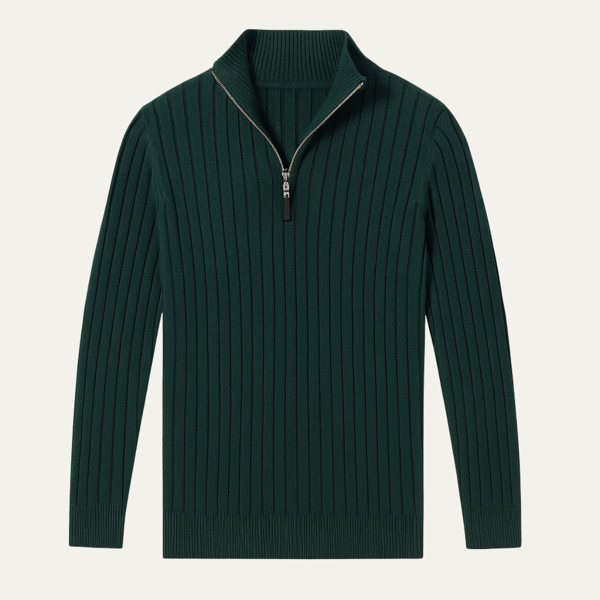 The Oslo Quarter Zip Jumper for Men - Old Money 4