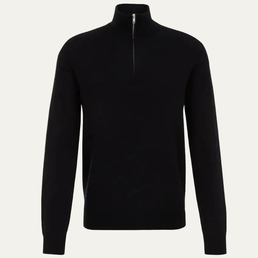 The Oxford Quarter Zip Old Money Jumper for Men 1