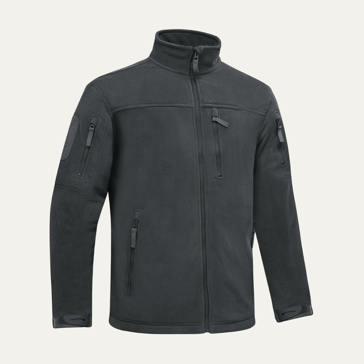 The Padova Men’s Warm  Tactical Fleece Jacket with Zipper Pockets 10