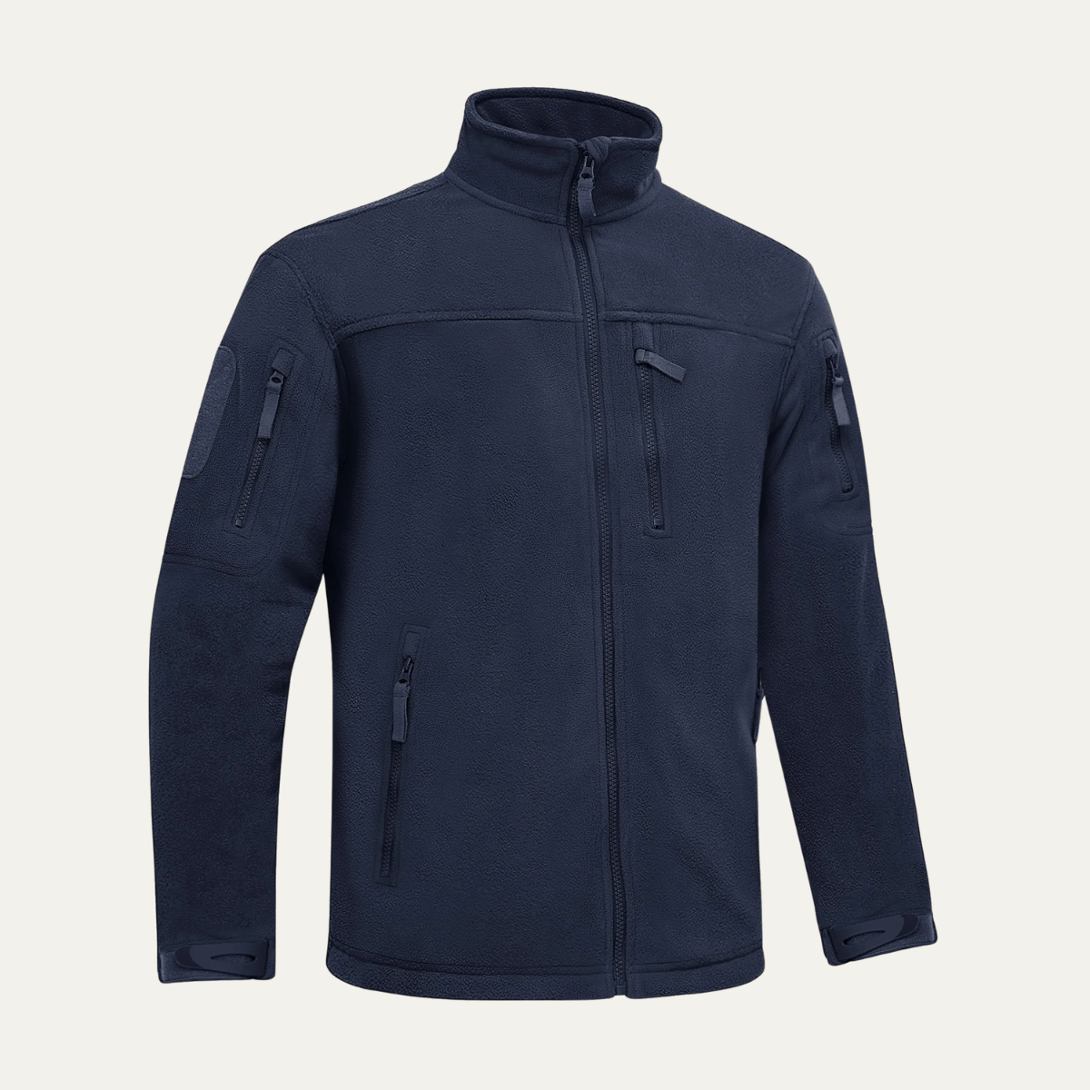The Padova Men’s Warm  Tactical Fleece Jacket with Zipper Pockets 9