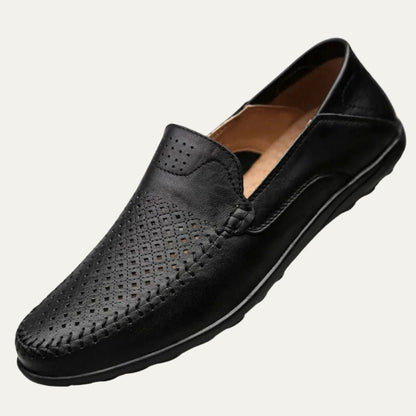 The Palermo Leather Loafers - Breathable Summer Slip On Shoes 2