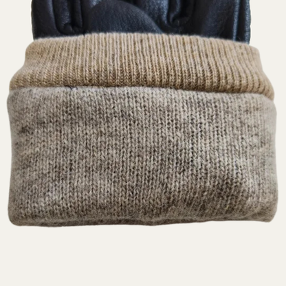 The Palermo Men's Leather Warm Wool Lined Winter Driving Gloves 1