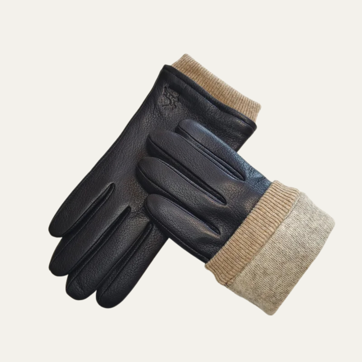 The Palermo Men's Leather Warm Wool Lined Winter Driving Gloves 3