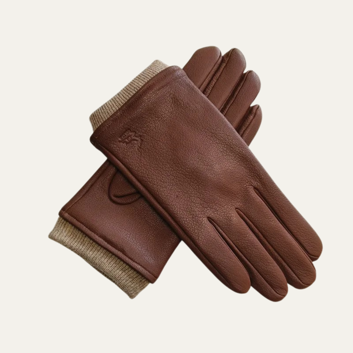 The Palermo Men's Leather Warm Wool Lined Winter Driving Gloves 6
