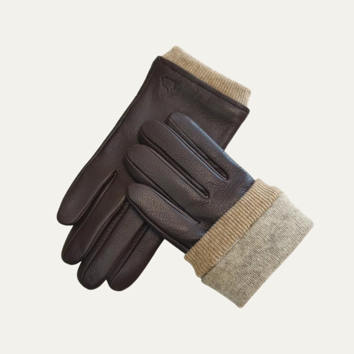 The Palermo Men's Leather Warm Wool Lined Winter Driving Gloves 7