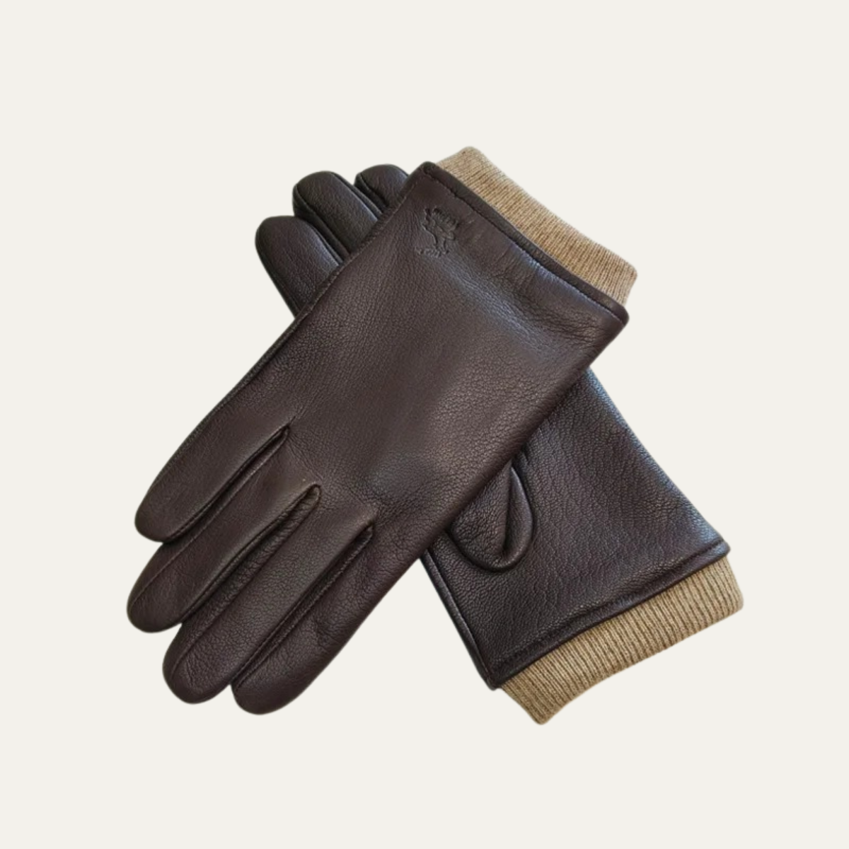 The Palermo Men's Leather Warm Wool Lined Winter Driving Gloves 9