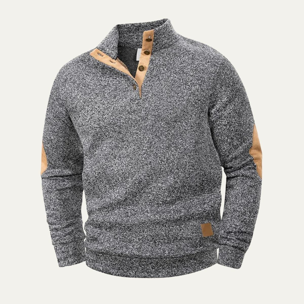 The Pantelleria Men’s Warm Quarter Button Fleece Jumper 5