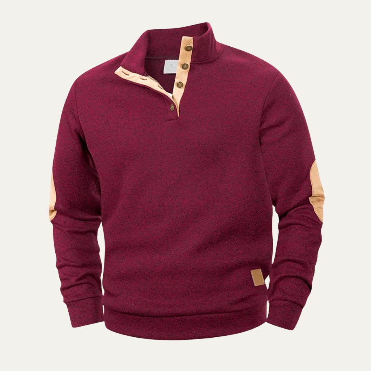 The Pantelleria Men’s Warm Quarter Button Fleece Jumper 7