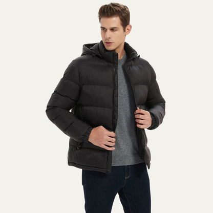 The Perth Men’s Thick Warm Insulated Hooded Puffer Jacket 3