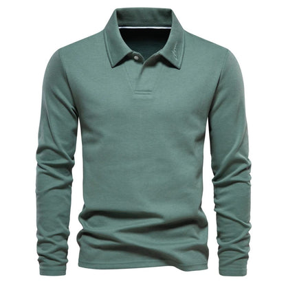 The Porto Long Sleeve Modern Cotton Shirt for Men 1