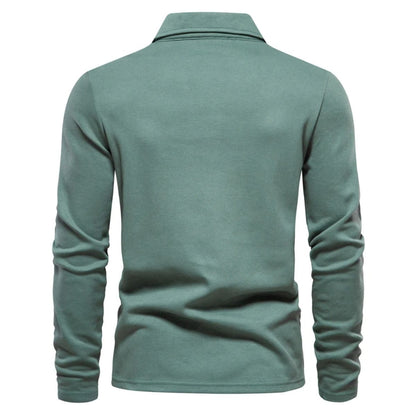 The Porto Long Sleeve Modern Cotton Shirt for Men 2