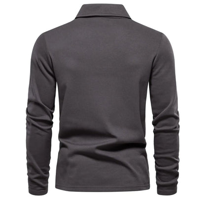 The Porto Long Sleeve Modern Cotton Shirt for Men 8