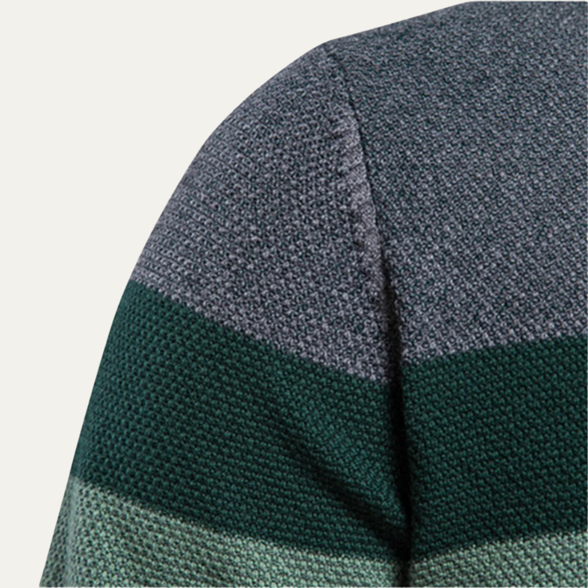 The Richmond Men’s Casual Spliced Cotton Knit Crew Neck Jumper 1